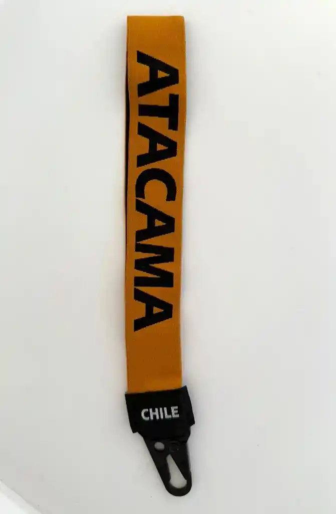 Souvenir Llavero Elastico Atacama Naranjo El04