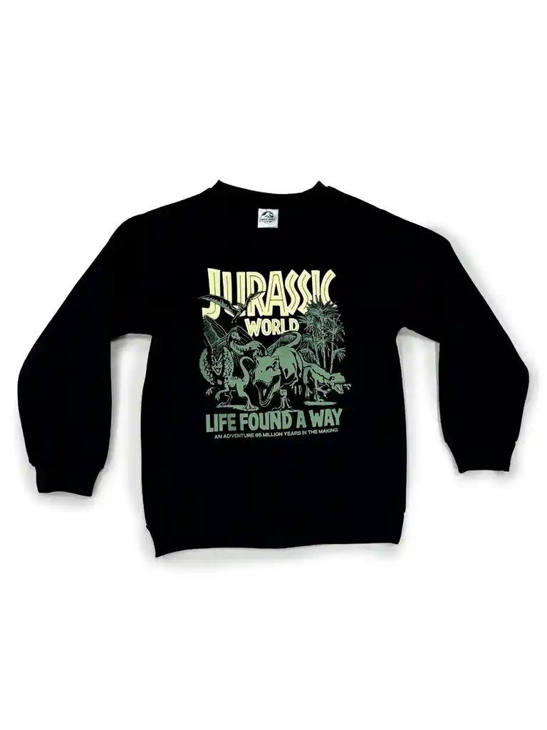 Jurassic World-poleron Jurassic Jwsw701 V26 Negro 6