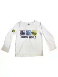 Jurassic World-polera Manga Larga Jurassic Jwts699 V26 Blanco 6