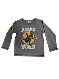 Jurassic World-polera Manga Larga Jurassic Jwts698 V26 Gris 8