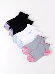 Pack 6 Calcetines Skechers - Girls Qtr Crewgrey - Multi