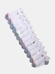 Pack 6 Calcetines Skechers - Girls Qtr Crewwhite - Pink