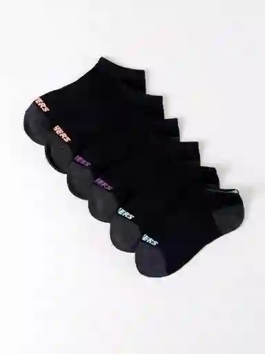 Pack 6 Calcetines Skechers - Girls Low Cutblack - Orange