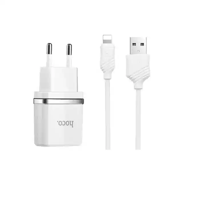 Cargador Hoco C12 Lightning Para Iphone 12w