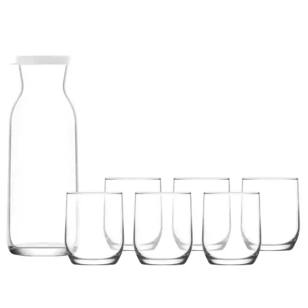 Ripley Home-set Jarra 1800 Cc + 6 Vasos 315cc Vidrio