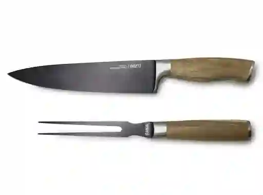 Wayu-cuchillo + Tenedor Wayu