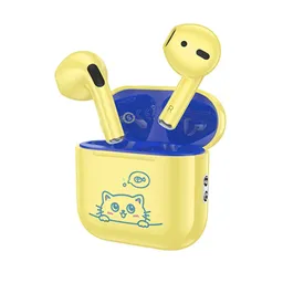 Audífonos Inalambrico Niños Hoco Ew112 Friendly Amarillo