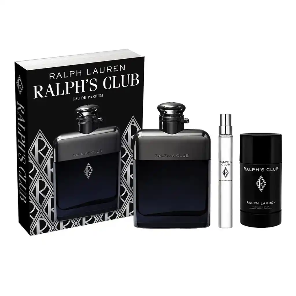 Perfume Ralph Lauren Ralph's Club Hombre Edp 100 Ml + 10 Ml + Desodorante 75 Gr