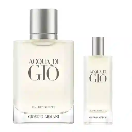Perfume Giorgio Armani Acqua Di Gio Hombre Edt 100 Ml + 15 Ml