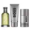 Perfume Hugo Boss Boss Bottled Hombre Boss Edt 100 Ml + Gel De Ducha + Desodorante 75 Gr