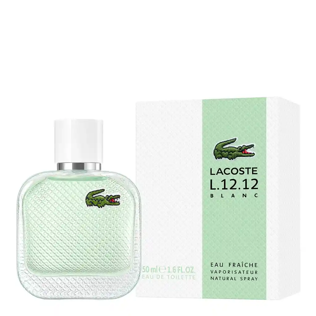 Perfume Lacoste Blanc Hombre Edt Eau Fraîche 50 Ml Edición Limitada