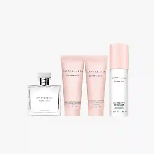Perfume Ralph Lauren Romance Mujer Edp 100 Ml + Crema Corporal 75 Ml + Gel De Ducha 75 Ml + Body Mist 150 Ml