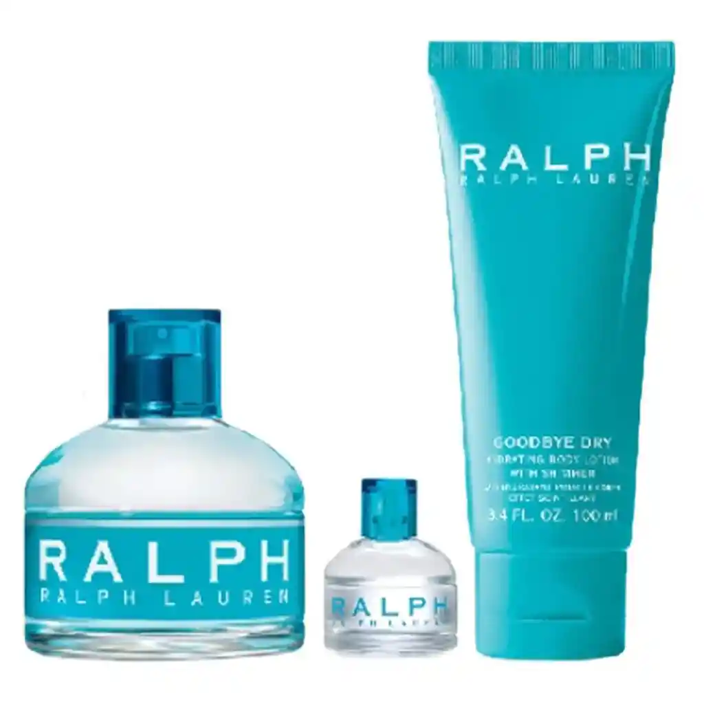 Perfume Ralph Lauren Mujer Edt 100 Ml + 7 Ml + Loción Corporal 100 Ml