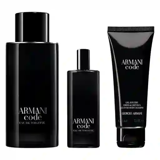 Perfume Giorgio Armani Code Hombre Edt 125 Ml + 15 Ml + Gel De Ducha 75 Ml