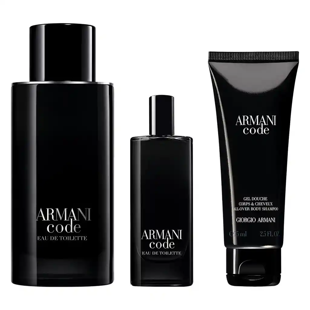 Perfume Giorgio Armani Code Hombre Edt 125 Ml + 15 Ml + Gel De Ducha 75 Ml