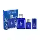 Perfume Ralph Lauren Polo Blue Hombre Edt 125 Ml + 40 Ml + Desodorante 75 Gr