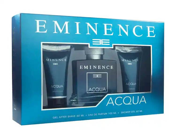 Set Perfume Etienne Eminence Acqua Hombre Edp 100 Ml+ After Shave 60 Ml + Shower Gel 60 Ml