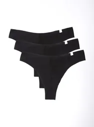 Pack 3 Calzones Colaless Algodón Index-hilx3 Clzp324-611 Inx Ttem Negro Xl