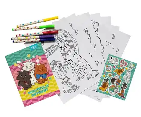 Libro Para Colorear Block De Actividades Cats & Dogs Artl