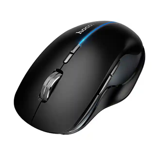 Mouse Inalámbrico Dual Usb Y Bluetooth Hoco Gm40 1600 Dpi Negro