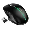 Mouse Inalámbrico Dual Usb Y Bluetooth Hoco Gm40 1600 Dpi Negro