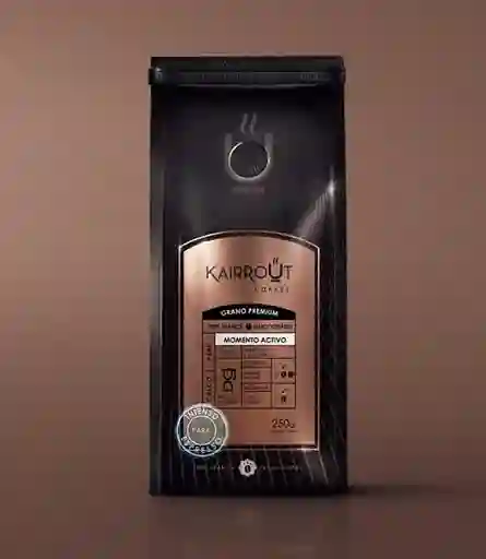 Café Kairrout Activo Intenso 250 Grs Grano Entero