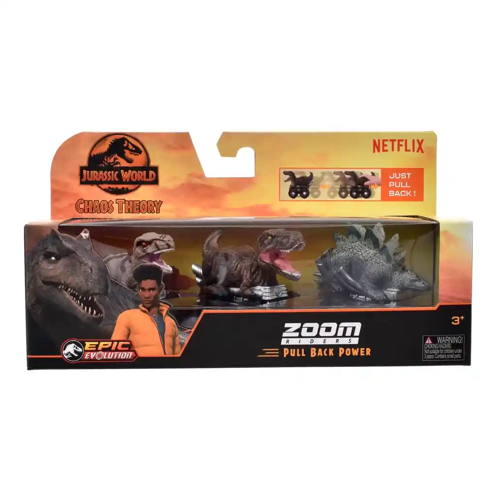 Pack 3 Dinosaurios Pullback