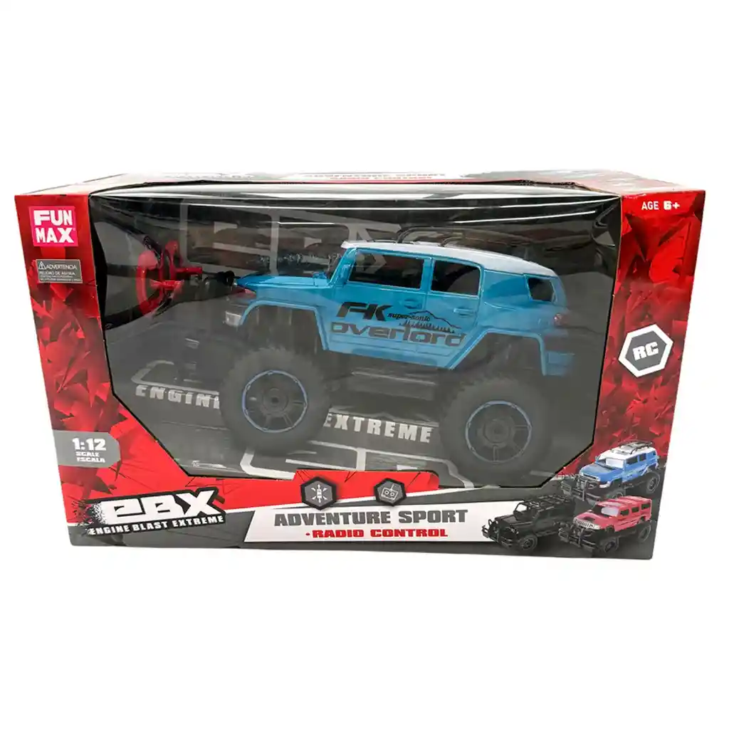 R/c Camioneta C/luces Azul C/bateria