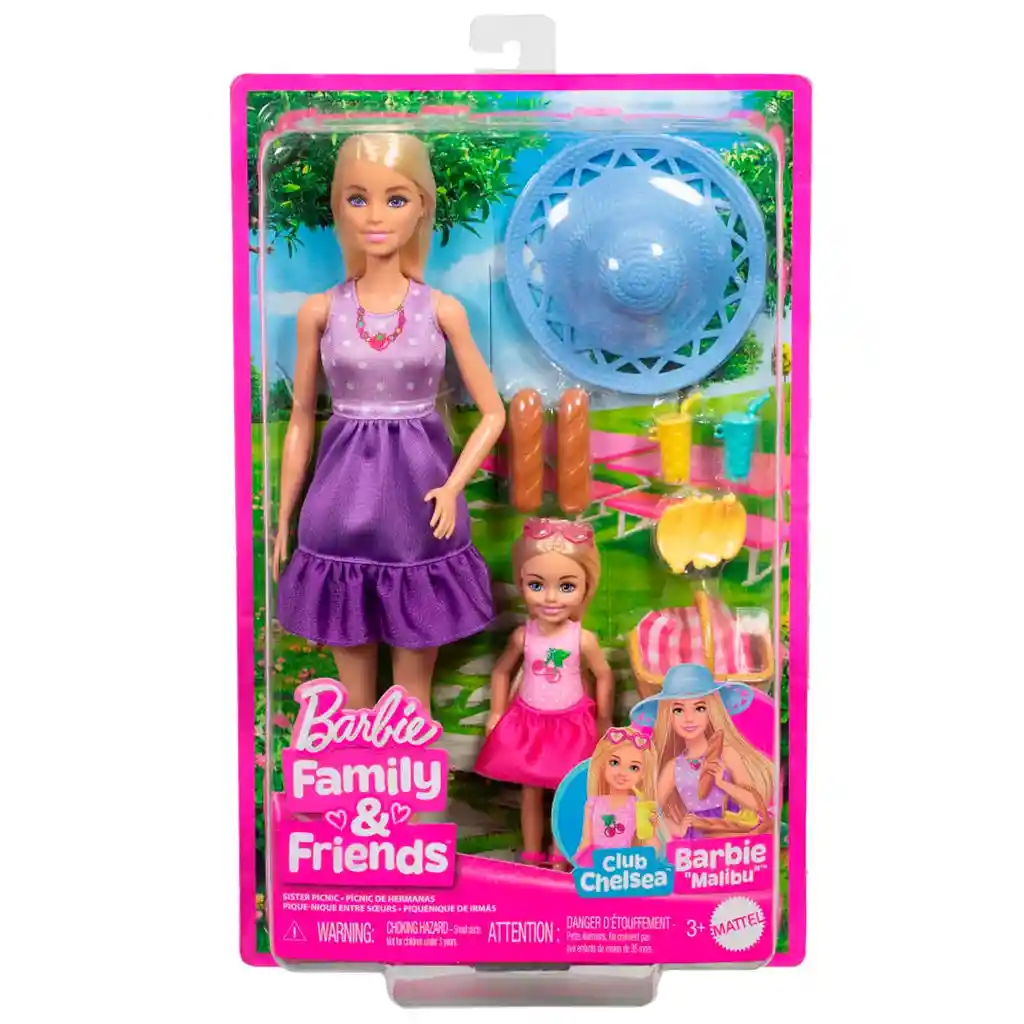 Barbie Set De Juego Picnic Con Chelsea