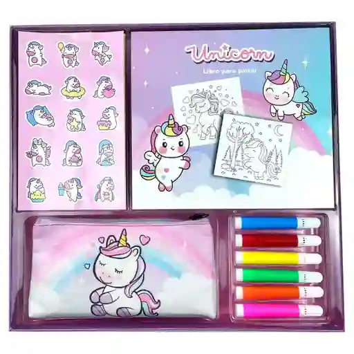 Set Harvest-ps Xl C/estuche Unicornios