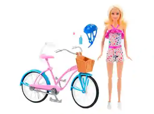 Set De Juego Barbie Bicicleta