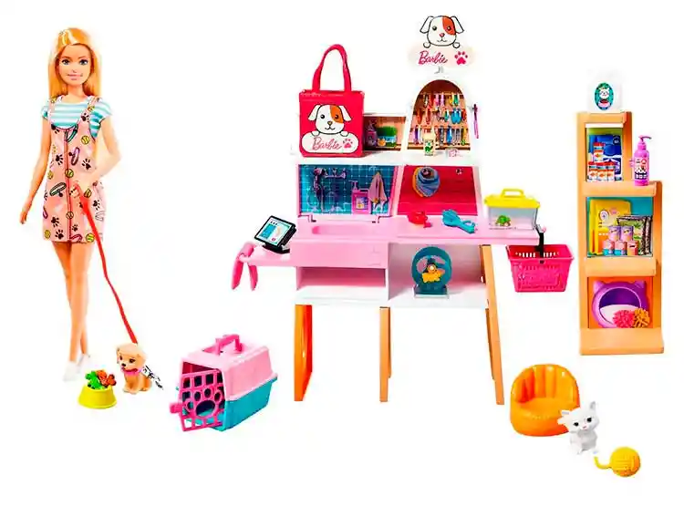 Muneca Barbie Tienda De Mascotas