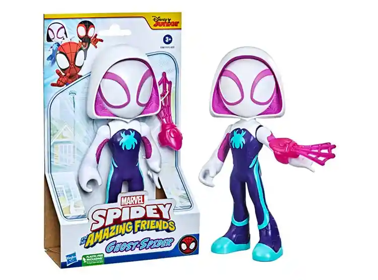 Figura De Accion Spidey & His Amazing Friends Gigante Ghost Spider