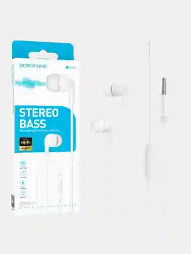 Audifonos Borofone Bm83 Jack 3.5 Blanco