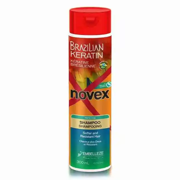 Shampoo Keratina Brasileña Novex 300ml