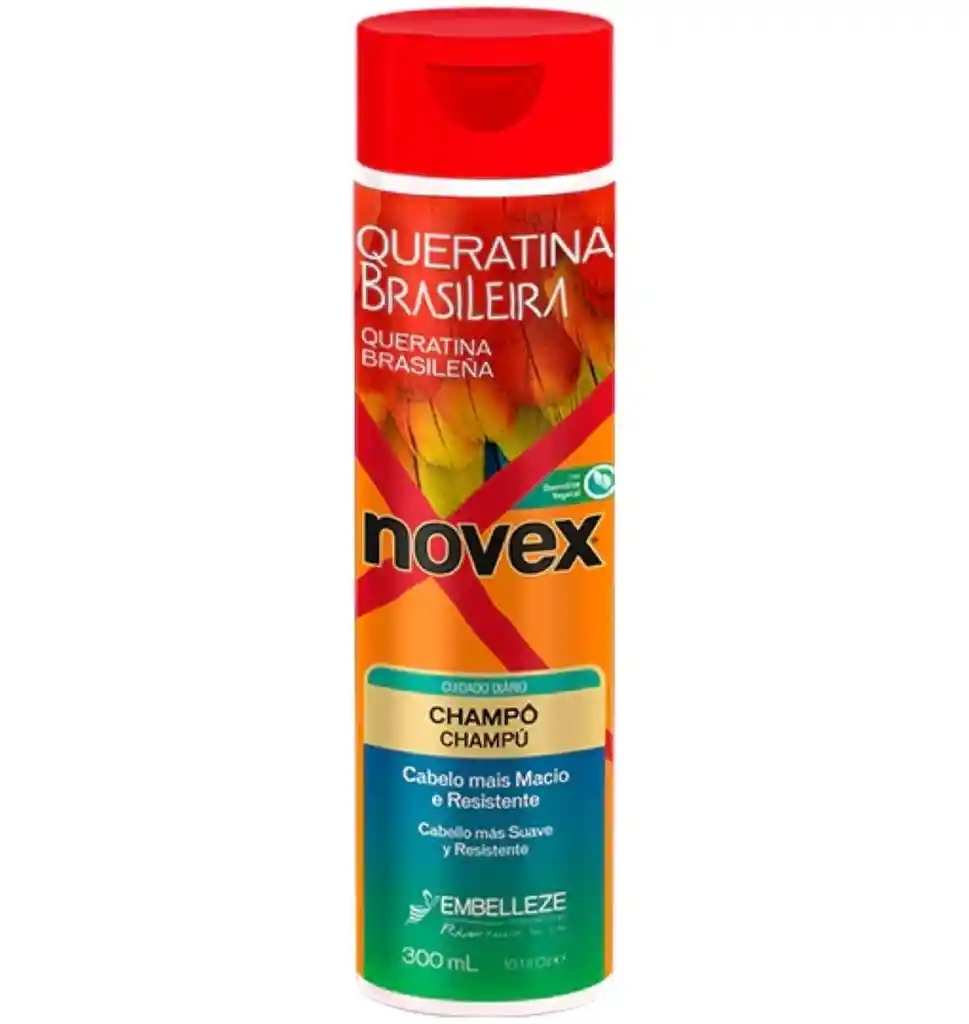 Shampoo Keratina Brasileña Novex 300ml