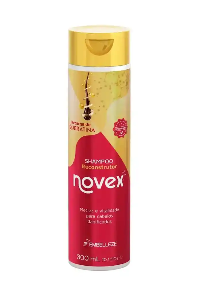 Shampoo Recarga De Queratina Novex 300ml
