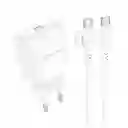 Cargador Borofone Ba81a Usb-c Con Cable Tipo C 20w