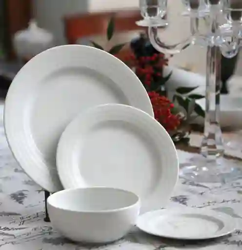 Juego 24 Piezas Porcelana Roulette