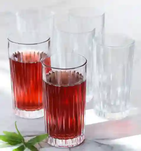 Rcr Set 6 Vasos Rcr Longdrink Timeless
