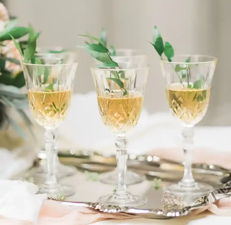 Rcr Set 6 Copas Blanco Melodia