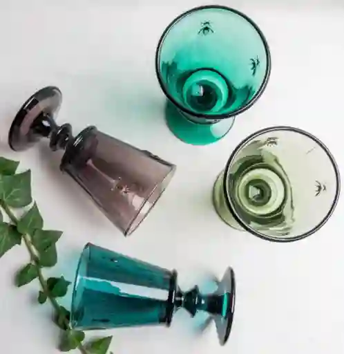 Set 4 Copas Abeja Colores