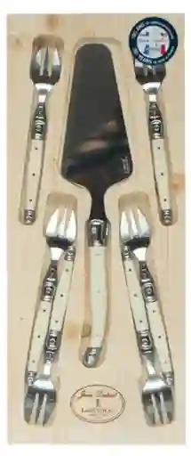 Laguiole Set 7 Piezas Torta - Ivory