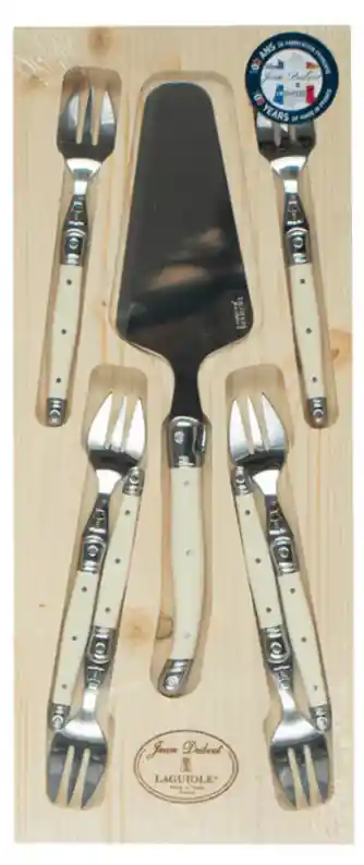 Laguiole Set 7 Piezas Torta - Ivory
