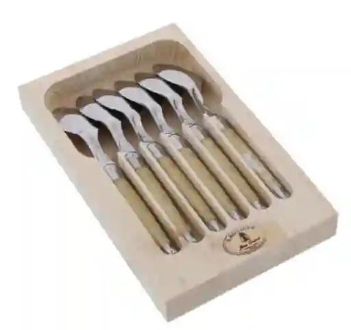 Laguiole Set 6 Cucharitas Marmol