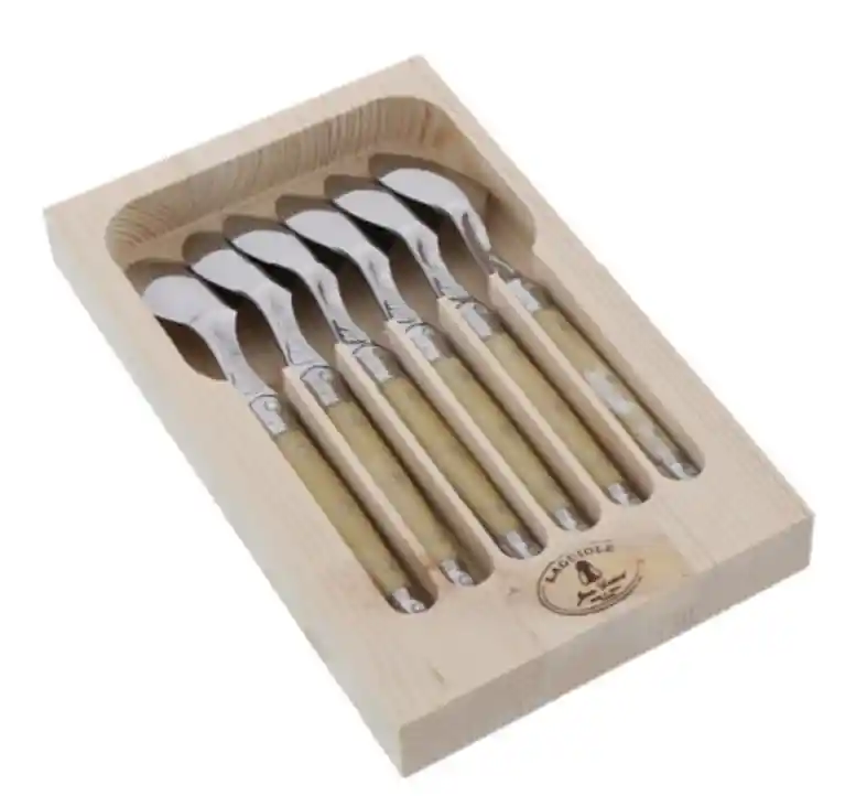 Laguiole Set 6 Cucharitas Marmol