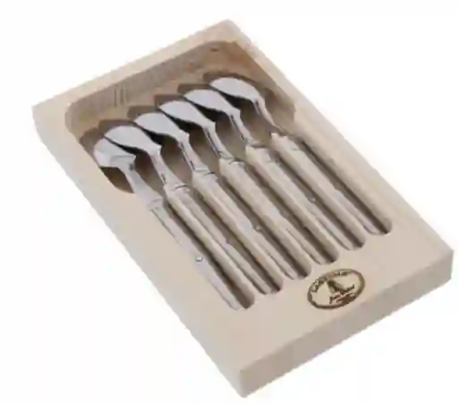 Laguiole Set 6 Cucharitas Ivory