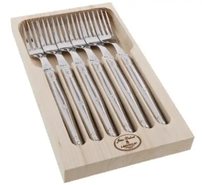 Laguiole Set 6 Tenedores Acero