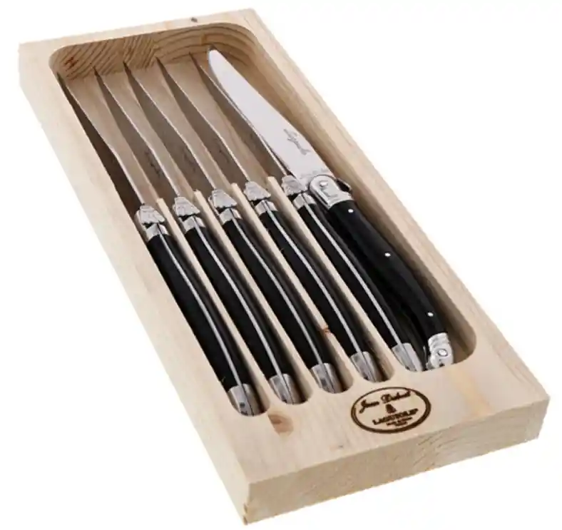 Laguiole Set 6 Cuchillos Marmol