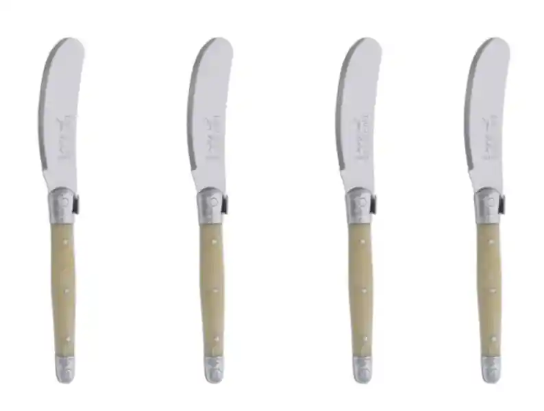 Laguiole Set 4 Cuchillos Mantequilla Marmol
